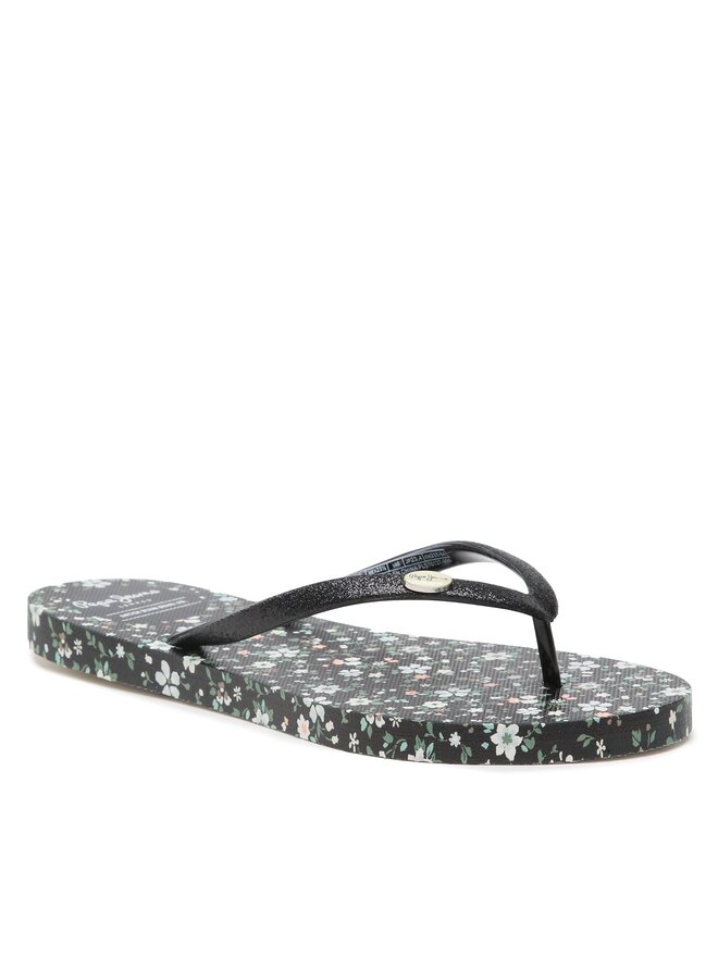 Pepe Jeans Čības uz pirksta Pepe Jeans Rake Garden Night PLS70137 Melns