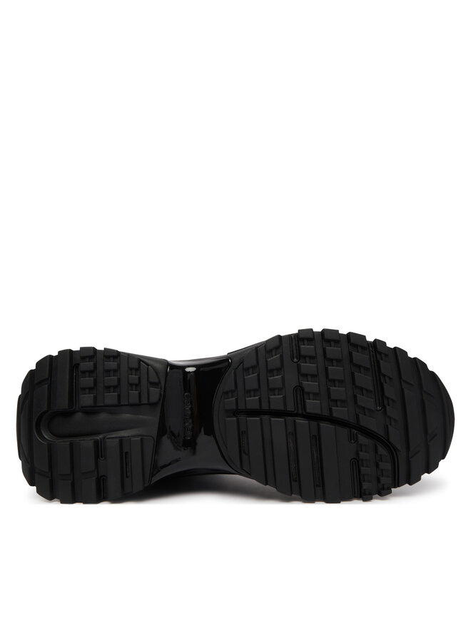 Calvin Klein Schnürstiefeletten Calvin Klein Hike Runner Mid Laceup Lth HM0HM02323 Schwarz