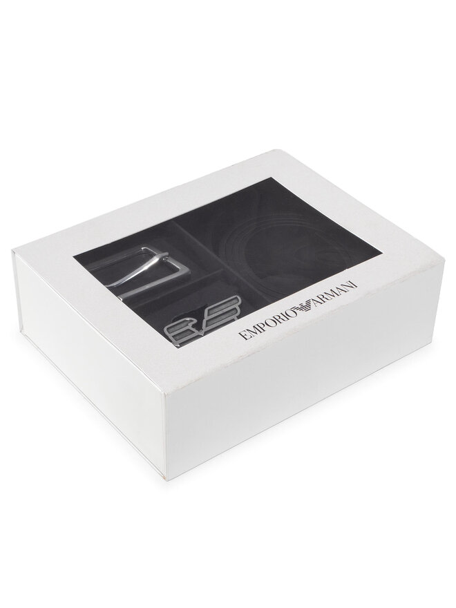 Emporio Armani Pasek Męski Emporio Armani Y4S270 YLP4X 88001 Czarny