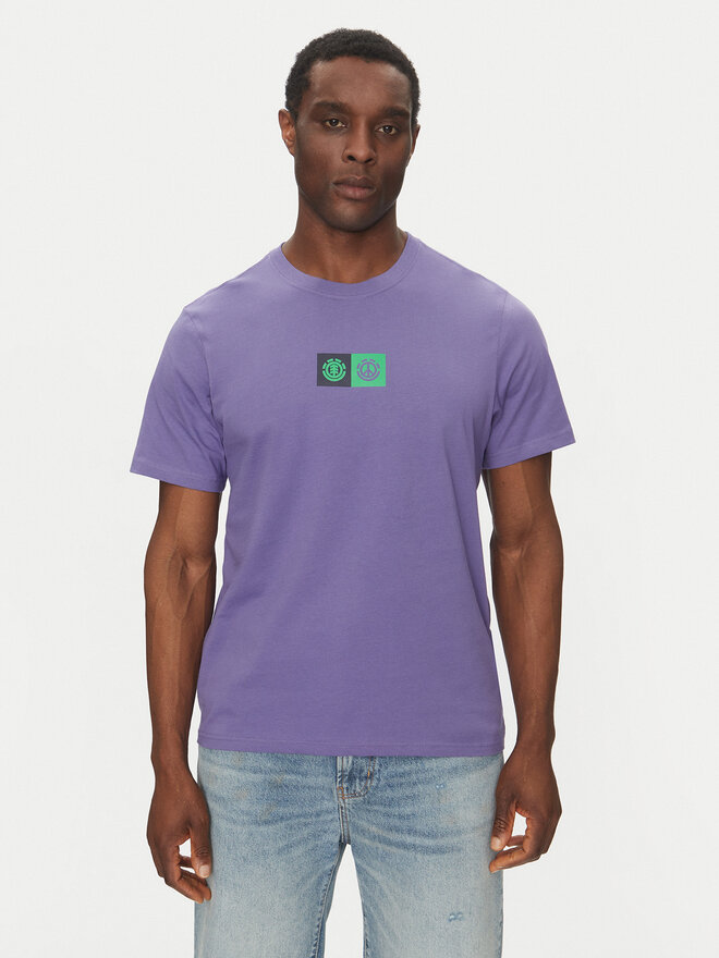 Element Element Camiseta ELYZT00492 Violeta Regular Fit
