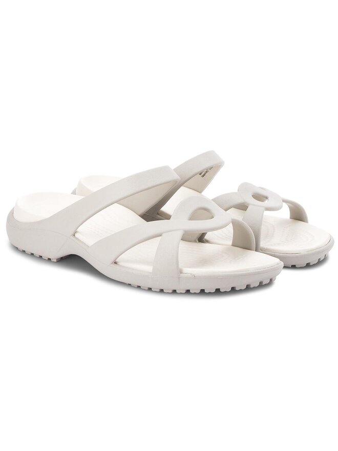 Pantoletten Crocs Meleen Twist Sandal W 202497 Grau eschuhe