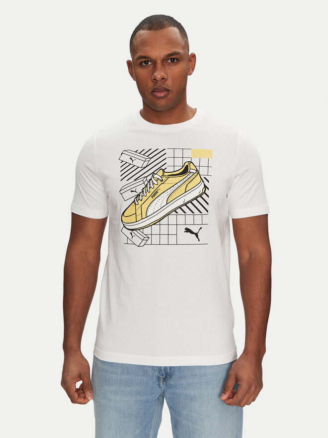 Puma Puma T-Shirt Sneaker 684830 Weiß Regular Fit