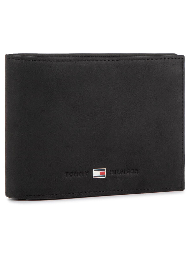 Tommy Hilfiger Velká pánská peněženka Tommy Hilfiger Johnson Cc Flap And Coin Pocket AM0AM00660/82566 Černá
