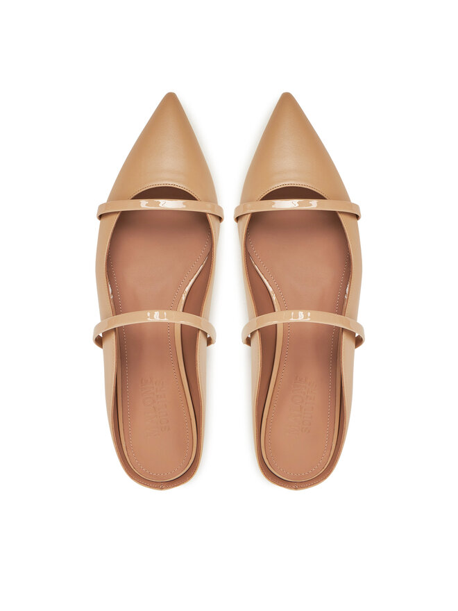 MALONE SOULIERS Iešļūcenes MALONE SOULIERS Maureen Flat 327 Bēšs