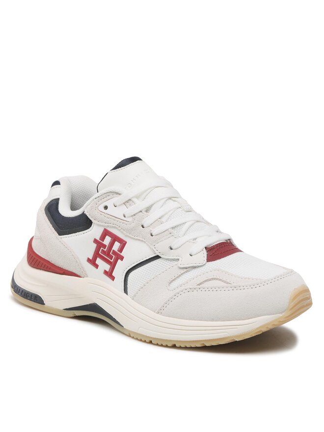 Tommy Hilfiger Сникърси Tommy Hilfiger Modern Prep Mix Rwb FM0FM04360 Бежов