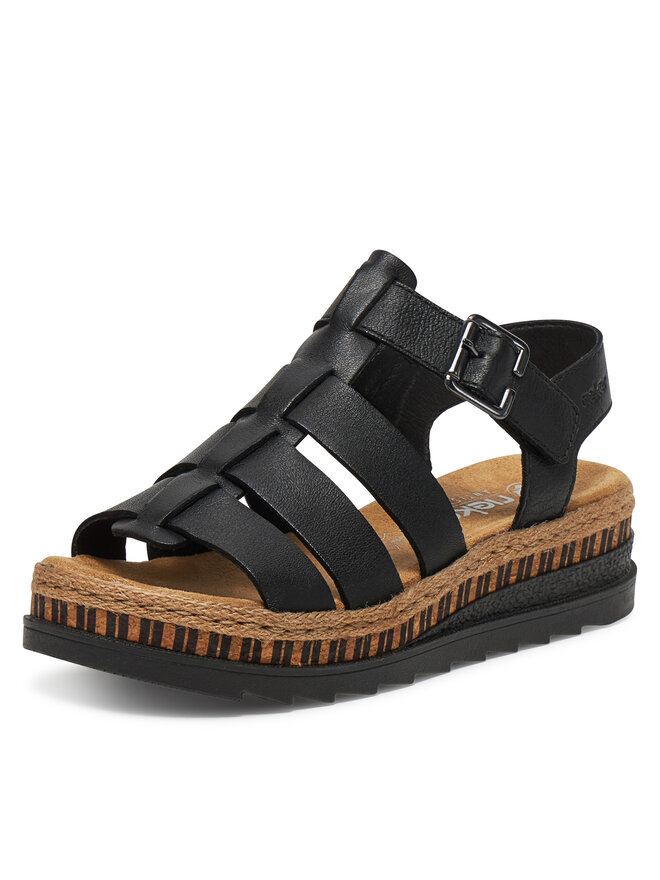 Rieker Sandály Rieker V7904-00 Černá