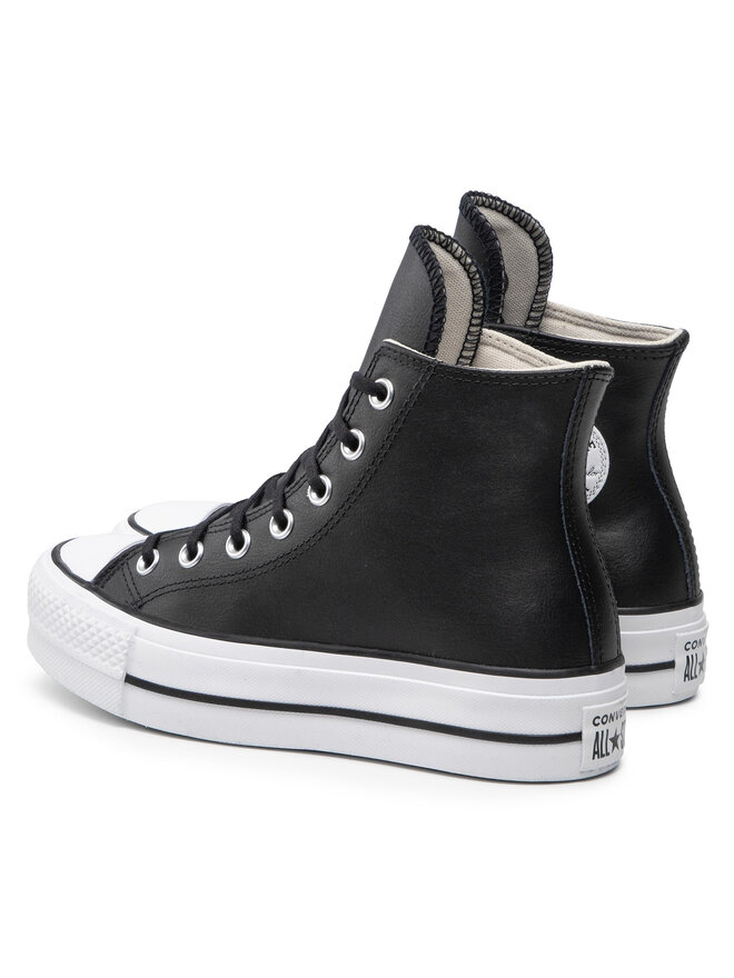 Converse Trampki Converse Chuck Taylor All Star Lift Clean Hi 561675C Czarny