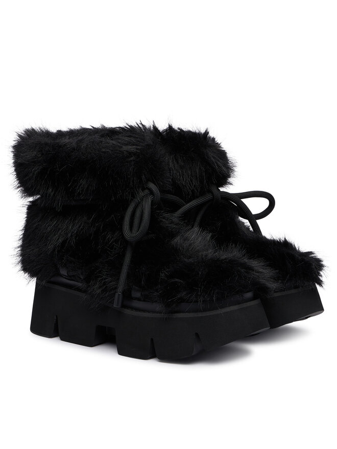 United Nude Schneeschuhe United Nude Stomper Fur Boot 1104801120 Schwarz