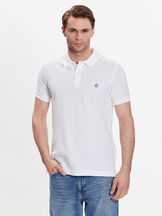 United Colors Of Benetton United Colors Of Benetton Polo 3089J3179 Blanco Regular Fit