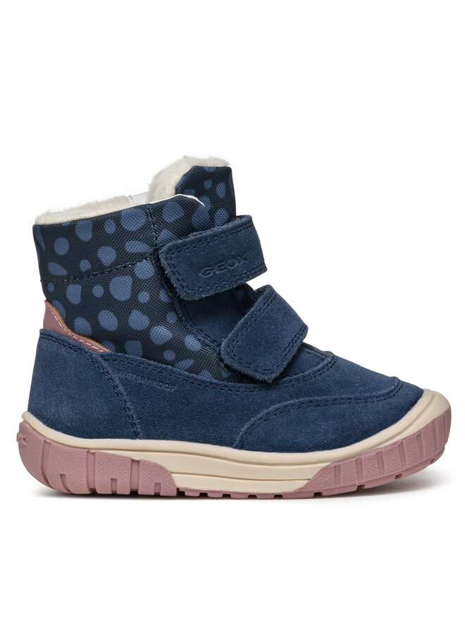 Bottes Geox B Omar Girl Wpf B462LB 022MN C4002 M Bleu marine chaussures
