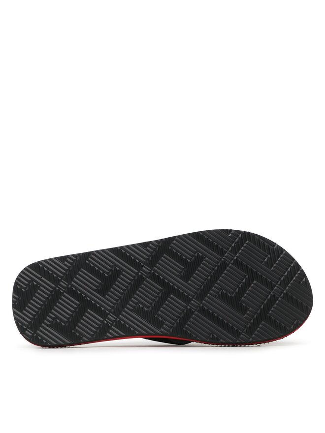 Tommy Hilfiger Japonki Tommy Hilfiger Massage Footbed FM0FM04474 Czarny