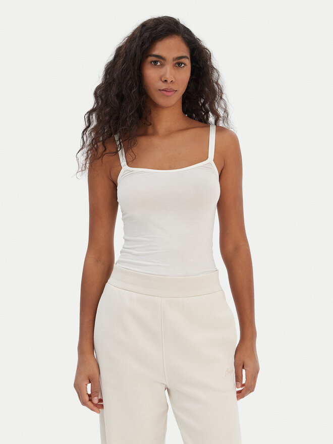 BOSS Boss Топ 50515379 Білий Regular Fit