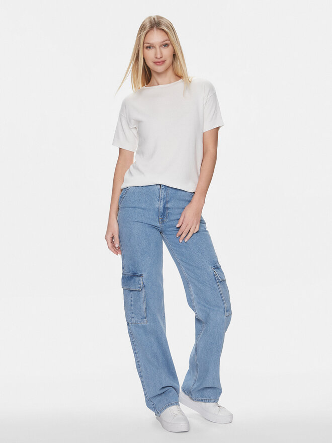United Colors Of Benetton United Colors Of Benetton Camiseta 103CD102M Blanco Regular Fit