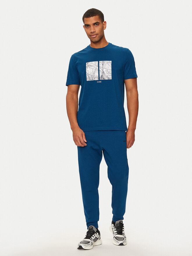 BOSS BOSS Camiseta 50532427 Azul Regular Fit