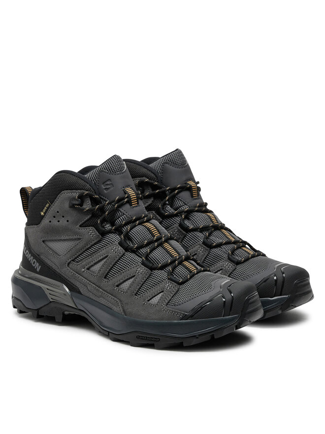 Salomon Trekkingschuhe Salomon X Ultra 360 Leather Mid Gore-Tex L47570800 Schwarz
