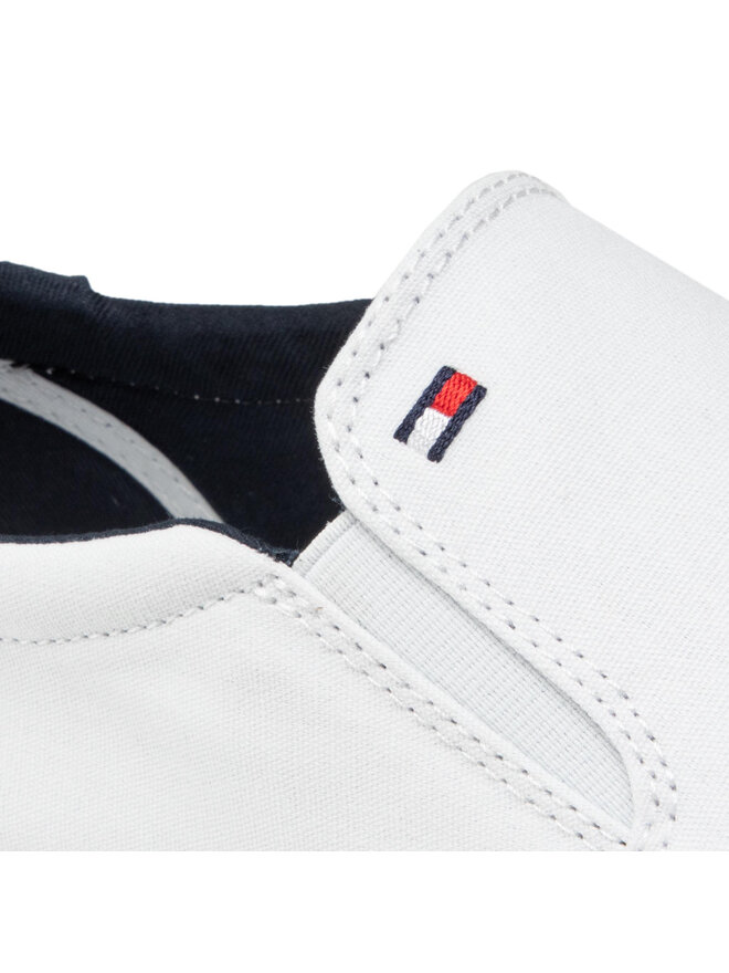 Tommy Hilfiger Πάνινα παπούτσια Tommy Hilfiger Harlow 2D FM0FM00597 Λευκό