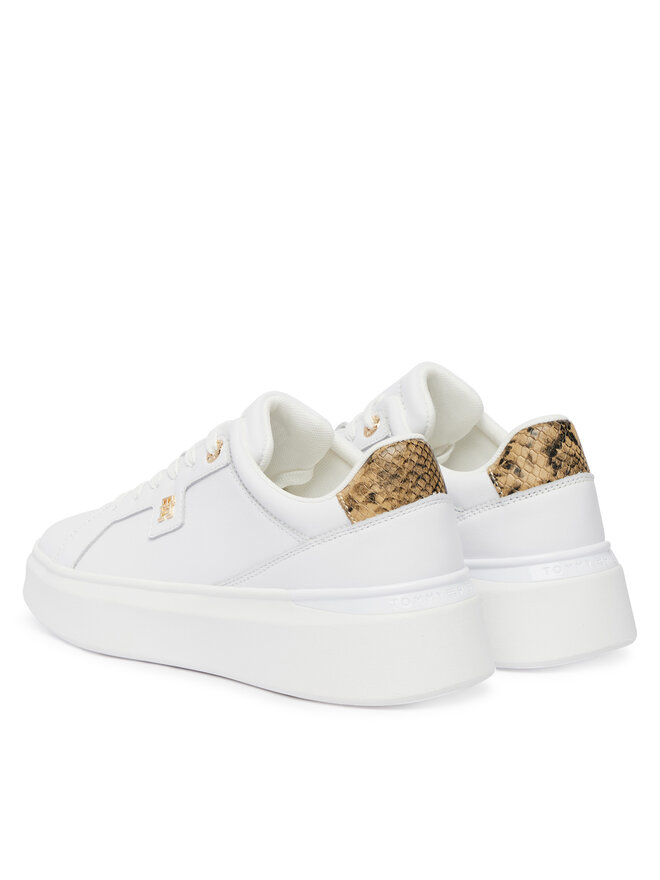 Tommy Hilfiger Sneakers Tommy Hilfiger Chic Platform Snake FW0FW09456 Weiß