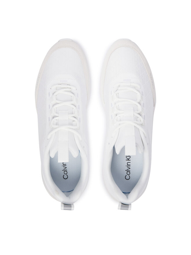 Calvin Klein Sneakers Calvin Klein Light Eva Runn Laceup Aop HM0HM02343 Weiß