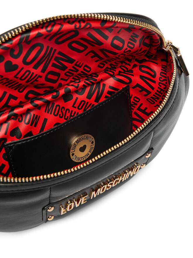 LOVE MOSCHINO torba za okoli pasu LOVE MOSCHINO JC4323PP0NKM100A Črna