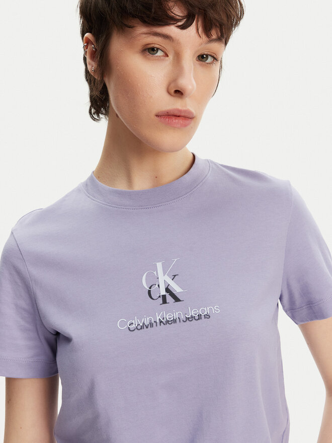 Calvin Klein Jeans Calvin Klein Jeans Футболка Shadow Graphic J20J225545 Фіолетовий Regular Fit