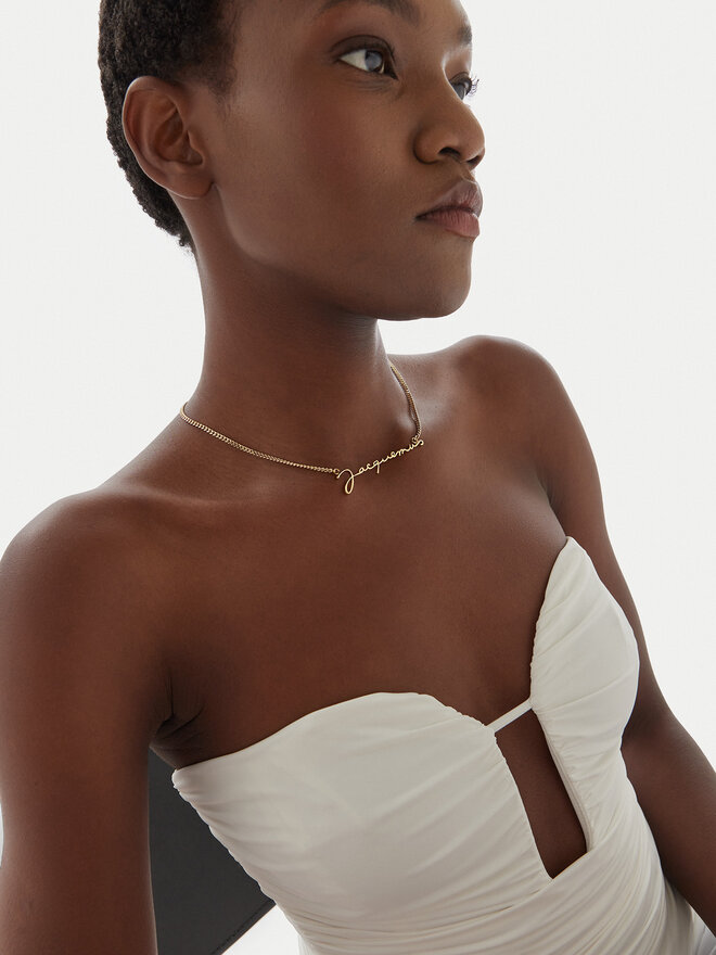 JACQUEMUS Colier JACQUEMUS 223JW333-5845 Auriu