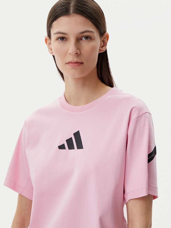 adidas adidas Marškinėliai Z.N.E. JC5401 Rožinė Regular Fit