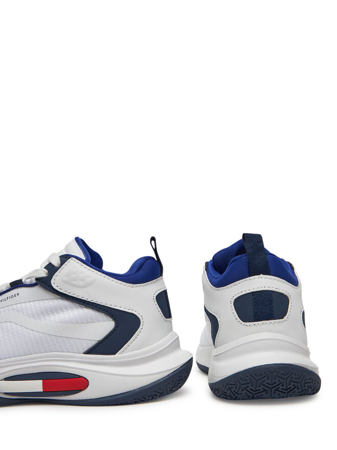Tommy Hilfiger Sneakersy Tommy Hilfiger Low Cut Lace-Up T3B9-33884-1695 Biały