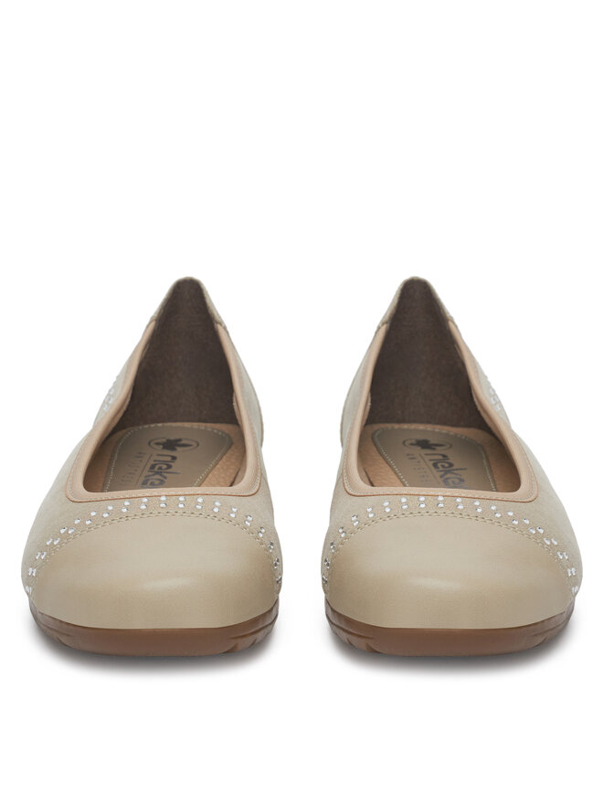 Rieker Ballerinas Rieker L9353-62 Goldfarben