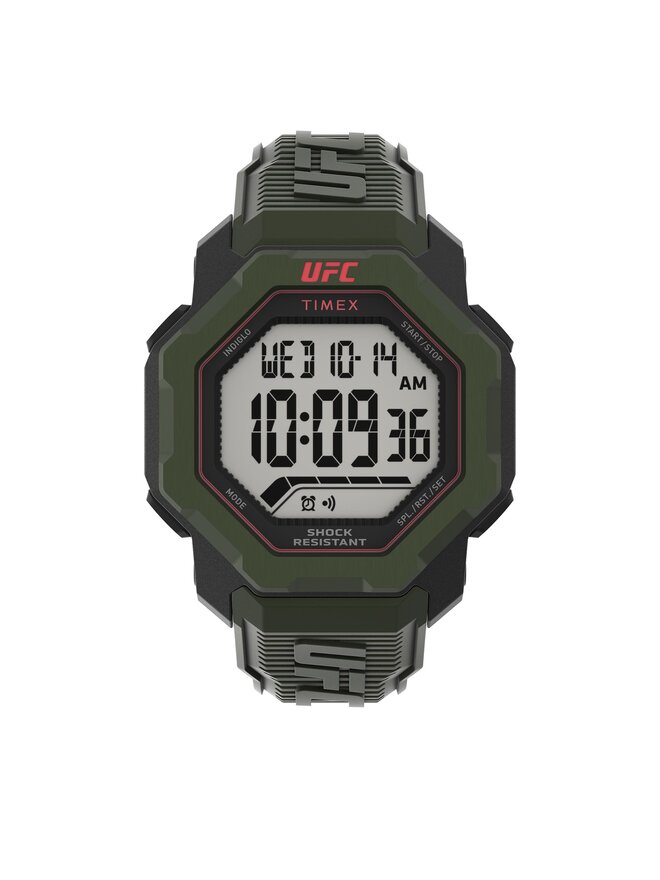 Timex Pulkstenis Timex Ufc Strenght Knockout TW2V88300 Melns