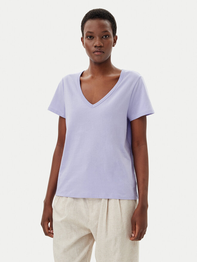 Gap Gap Marškinėliai 723631-00 Violetinė Regular Fit