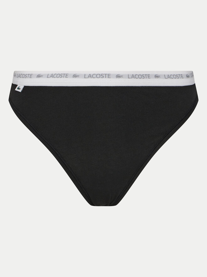 Lacoste Lacoste Σετ 3 τεμάχια στρίνγκ 8F1341 Μαύρο