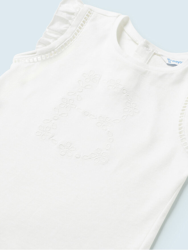 Mayoral Mayoral T-shirt 1012 Bijela