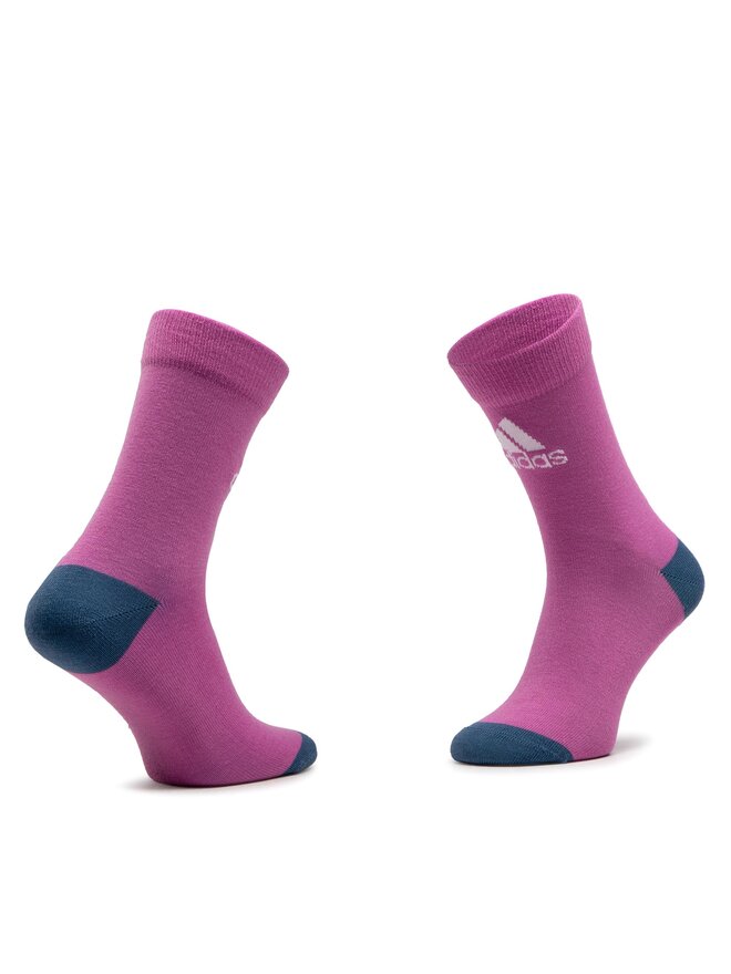 adidas Набір 3 пар високих дитячих шкарпеток adidas HM2314 Кольоровий