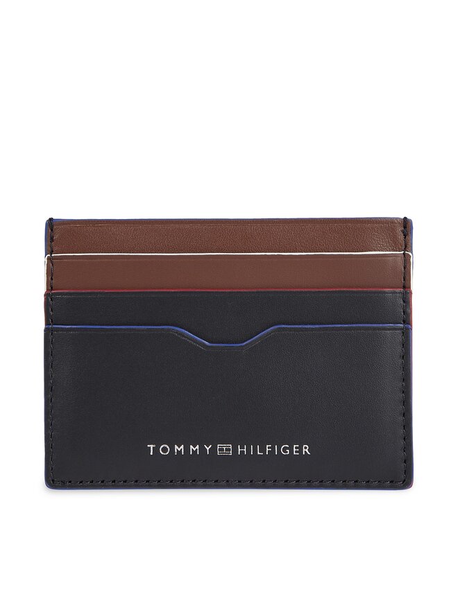 Tommy Hilfiger Калъф за кредитни карти Tommy Hilfiger Th Prep Cc Holder AM0AM11403 Черен