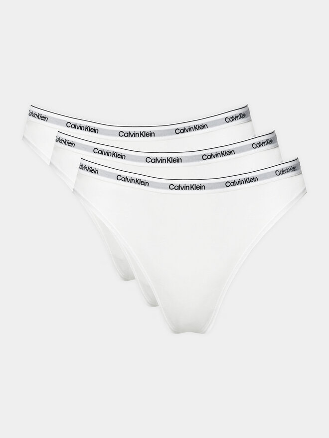 Calvin Klein Underwear Calvin Klein Underwear Σετ 3 τεμάχια στρίνγκ 000QD5209E Λευκό