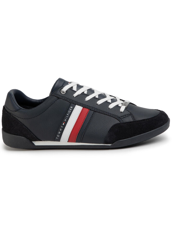 Sneakersy Tommy Hilfiger Corporate Material Mix Cupsole FM0FM02665 Tmavomodra eobuv.cz