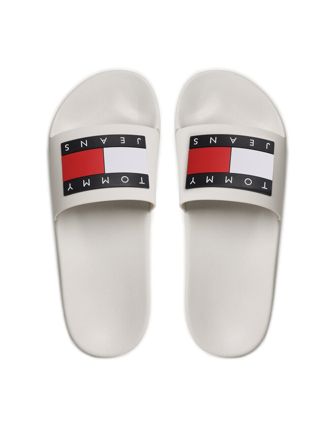 Tommy Jeans Şlapi Tommy Jeans Pool Ess EM0EM01191 Alb