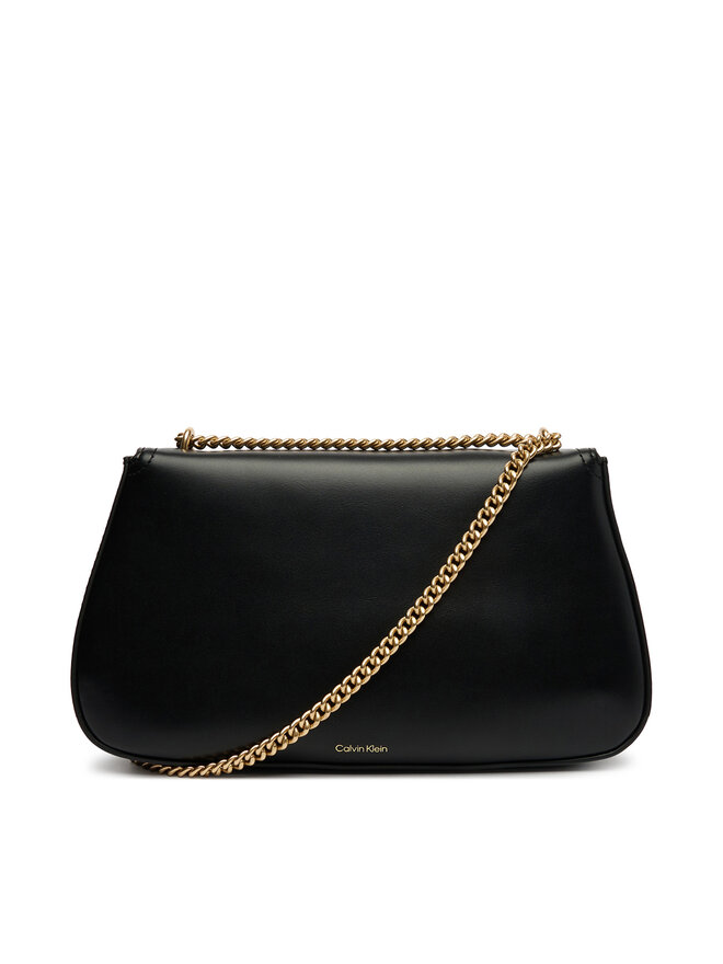 Calvin Klein Handtasche Calvin Klein Ck Convertible Chain Medium Bag LV04F3171G Schwarz
