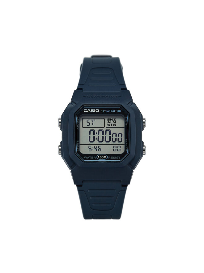 Casio Pulkstenis Casio Digital W-800H-2AVES Tumši zils