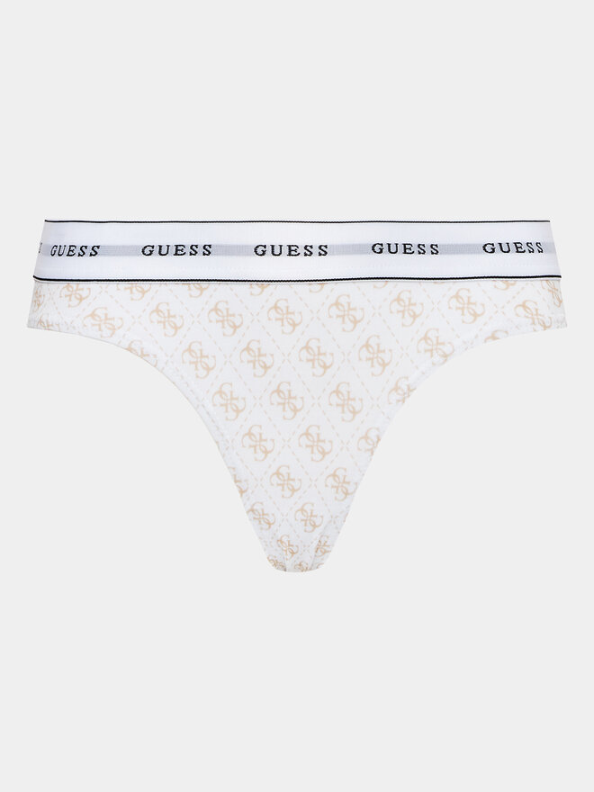 Guess Guess Klasične spodnje hlačke Carrie O97E02 KBOE1 Bela