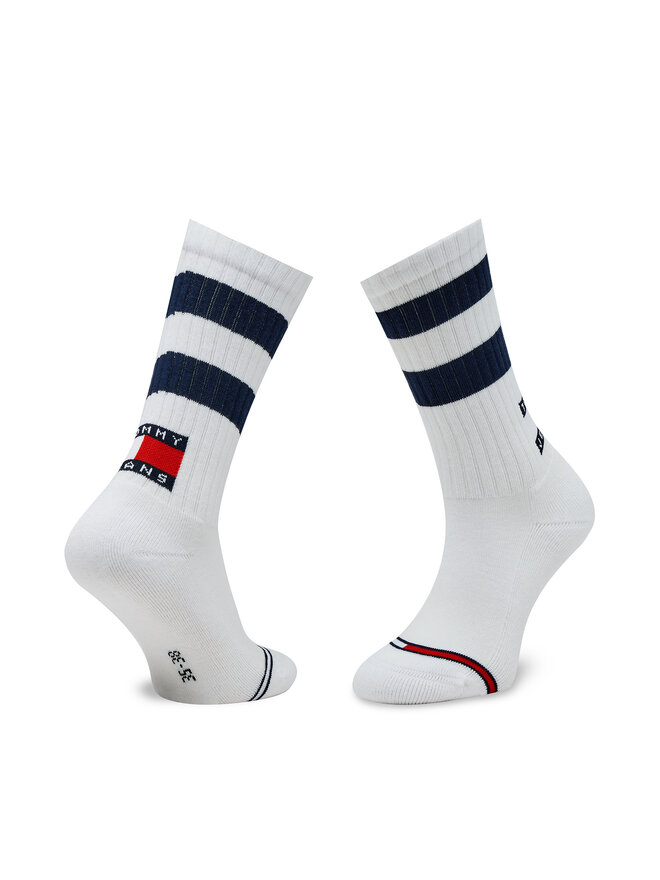 Tommy Hilfiger Calzini lunghi unisex Tommy Hilfiger 701225510 Bianco
