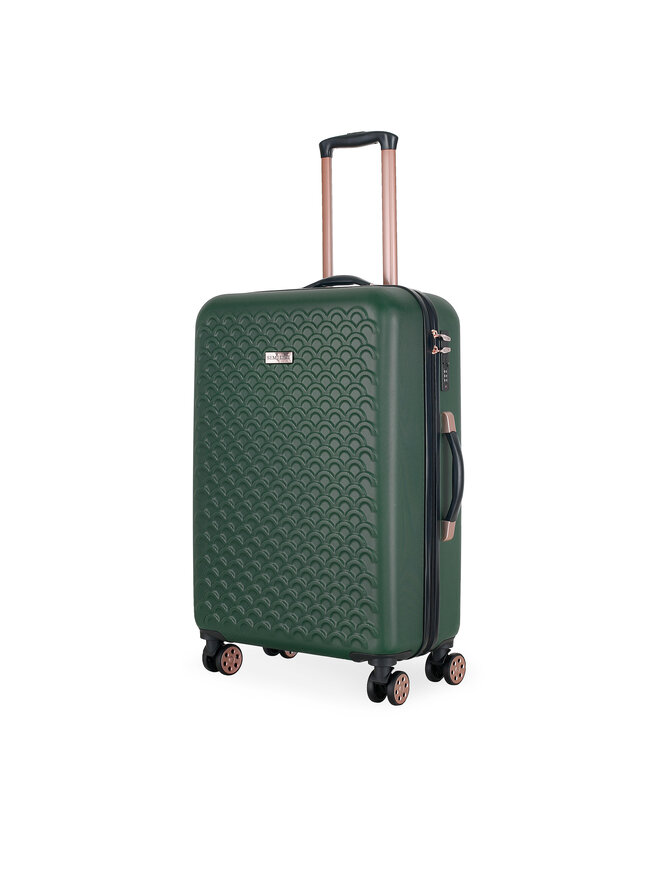 Semi Line Μεγάλη Βαλίτσα Semi Line T5928-3 Χακί