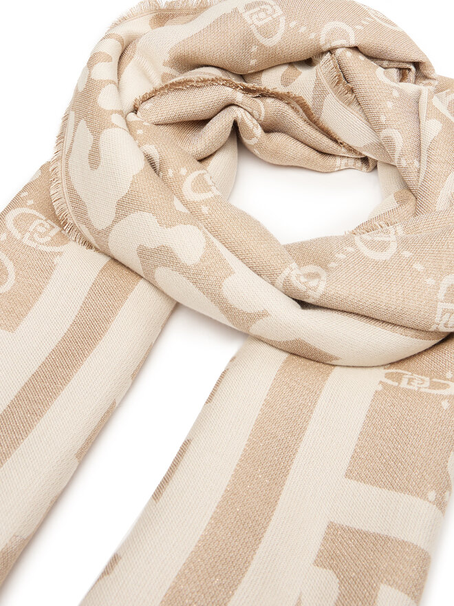 Liu Jo Шал Liu Jo Stola Jacquard Mon 2F5040 T0300 Бежов