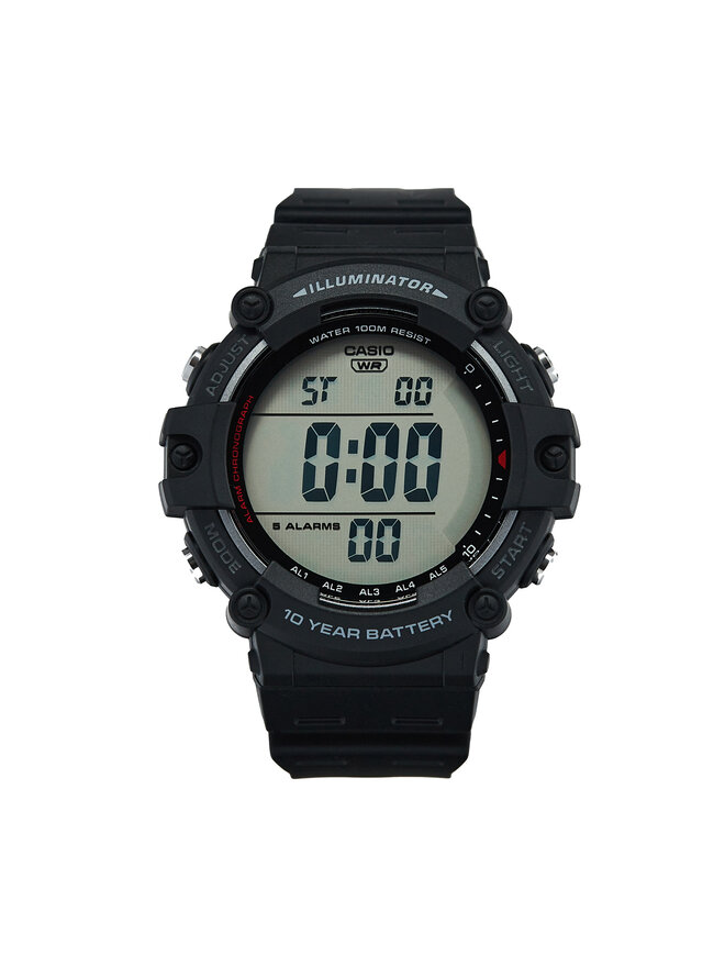 Casio Zegarek Casio Digital AE-1500WH-1AVEF Czarny