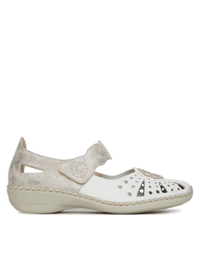 Rieker Halbschuhe Rieker 41368-80 Weiß