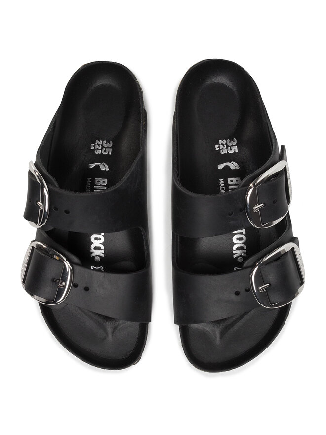 Pantoletten Birkenstock Arizona Big Buckle 1011075 Schwarz eschuhe
