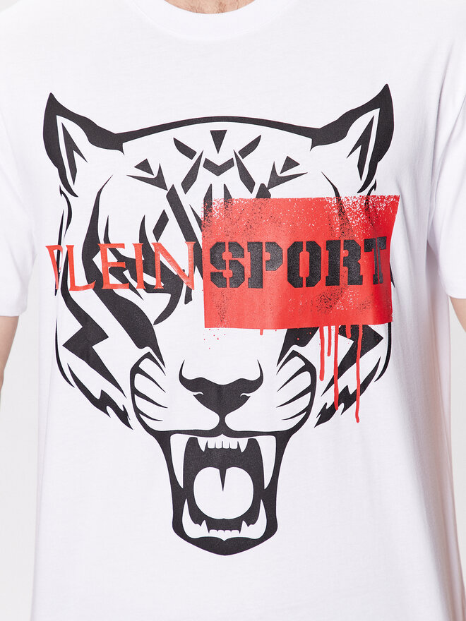Plein Sport Plein Sport T-Shirt SACC MTK6029 SJY001N Weiß Regular Fit