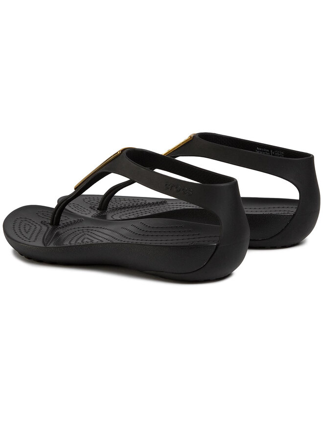 Crocs Sandalen Crocs Serena Metallic 206420 Schwarz