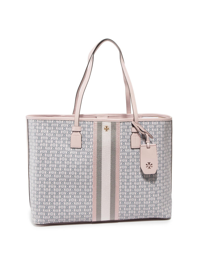 Tory Burch Ročna torba Tory Burch Coastal Pink Gemini Link 53303 Roza