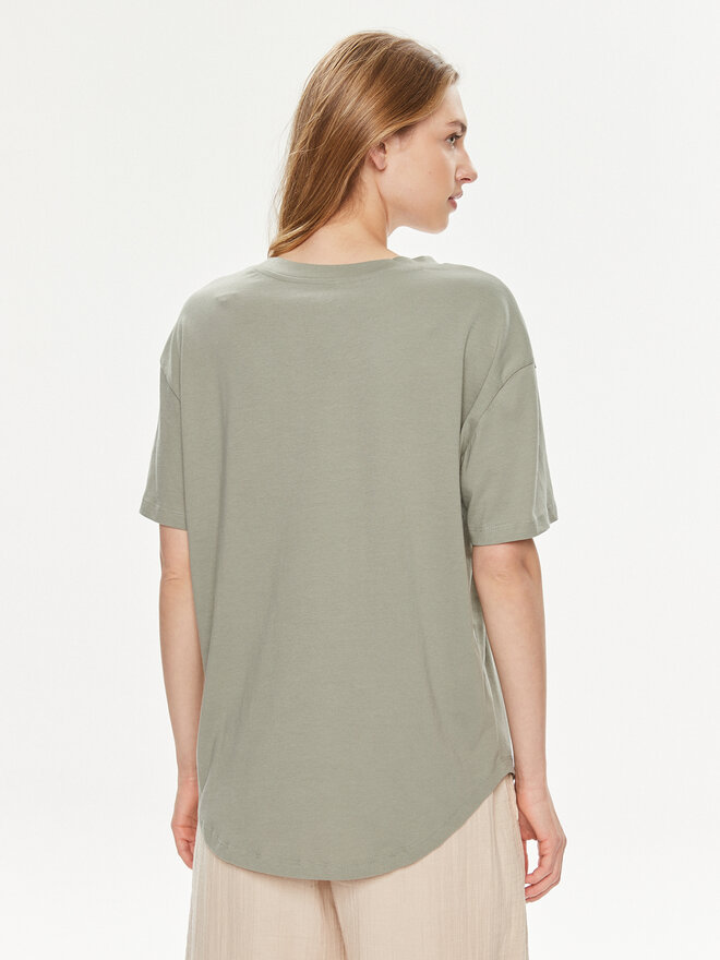 Gap Gap Camiseta 875093-00 Verde Relaxed Fit